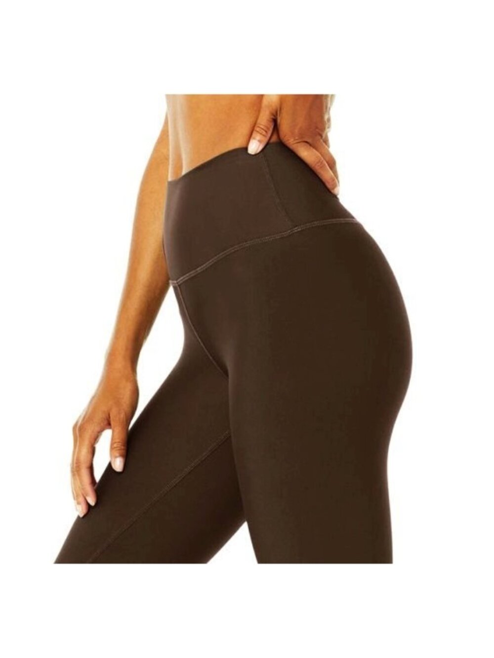 Alo 7/8 High-Waist Airlift Leggings Espresso Hi-Rise Waisted Skinny Tights Pants - Picture 3 of 11